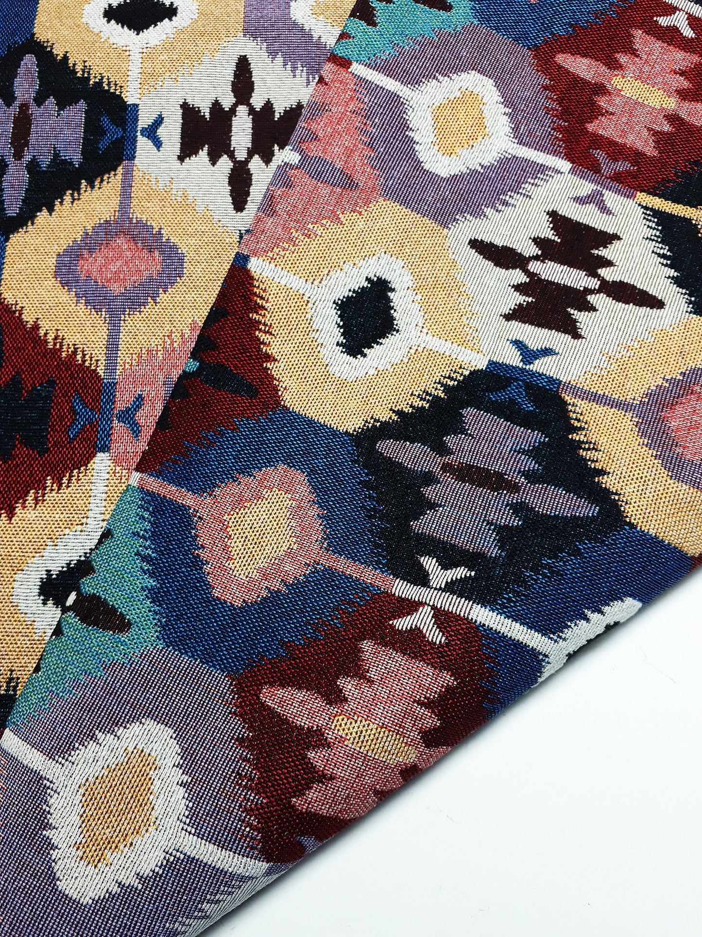 Woven Cotton Fabric Tribal Fabric Native Fabric by the yard Ethnic fabric Aztec fabric Craft Supplies Woven Textile 1/2 yard (WFF248)