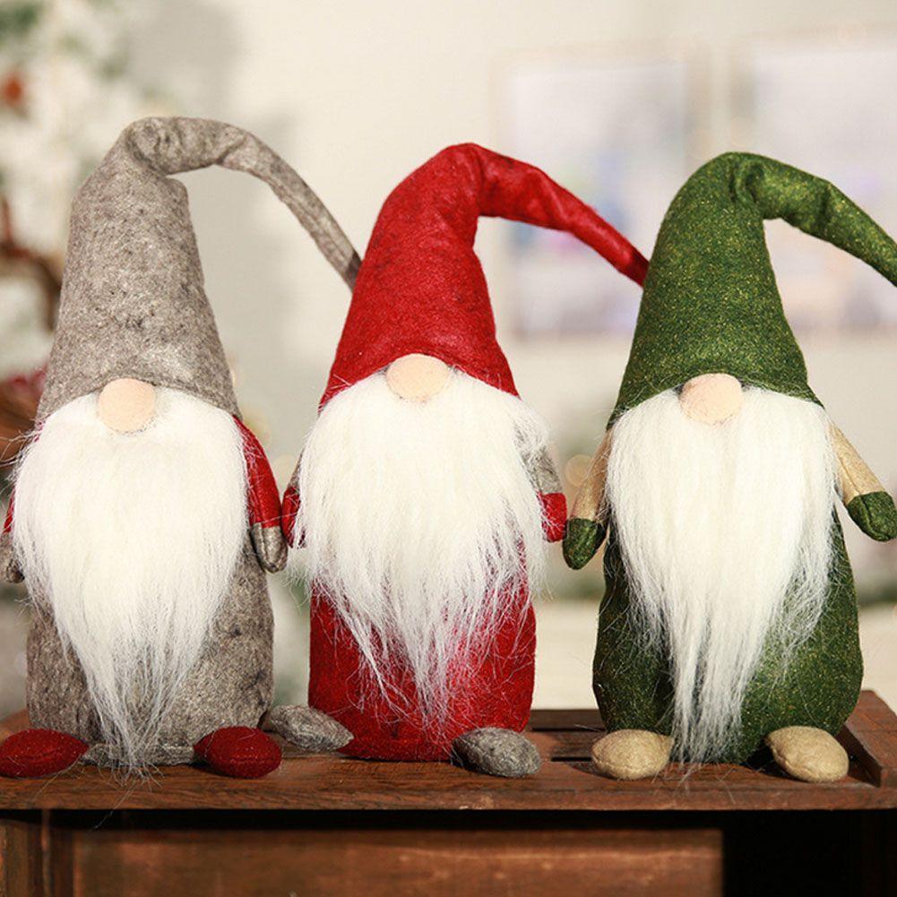 Santa Christmas Decoration Miniature Figurine Craft Party Supplies