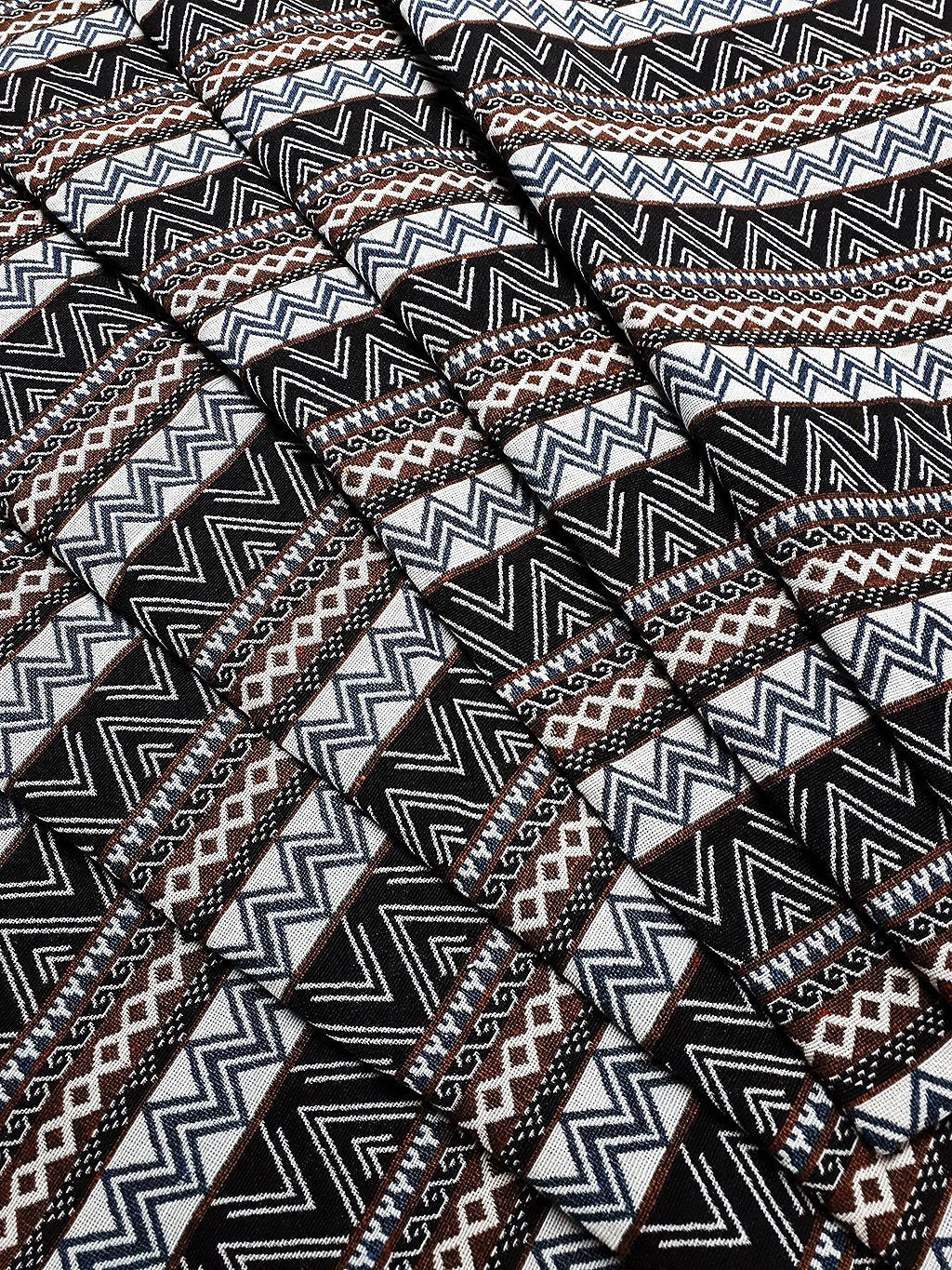 Woven Fabric Tribal Fabric Native Fabric by the yard Ethnic fabric Aztec fabric Craft Supplies Woven Textile 1/2 yard (WFF195)