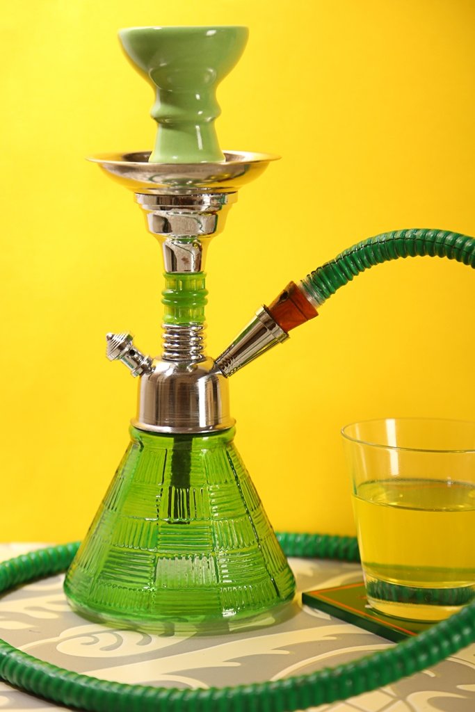 Hookah Elegant Green Petite 12 Inch