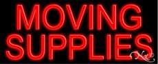 Moving Supplies Handcrafted Real GlassTube Neon Sign
