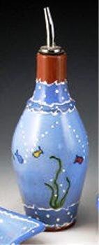 Handcrafted Oil Bottle from Fired Up Clay Works - Choice of Style