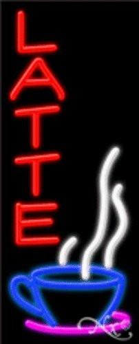 Latte Handcrafted Energy Efficient Real Glasstube Neon Sign