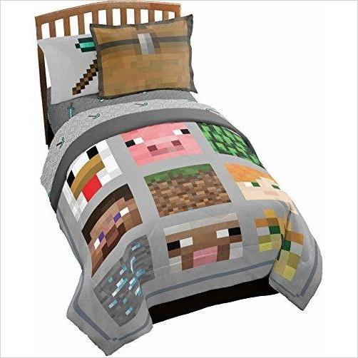 Minecraft Twin Quilt Blanket