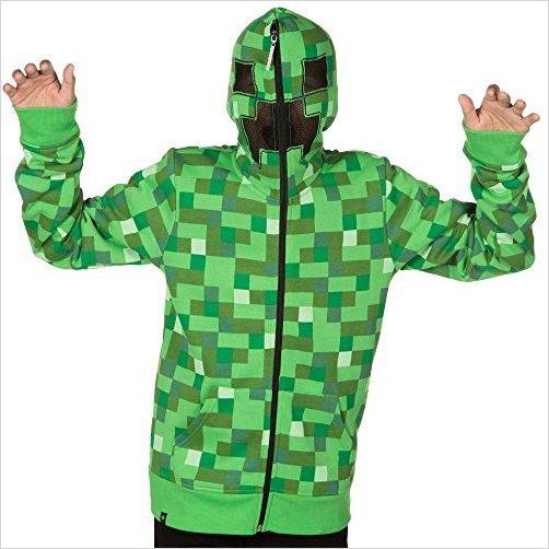 Minecraft Creeper Zip-up Hoodie