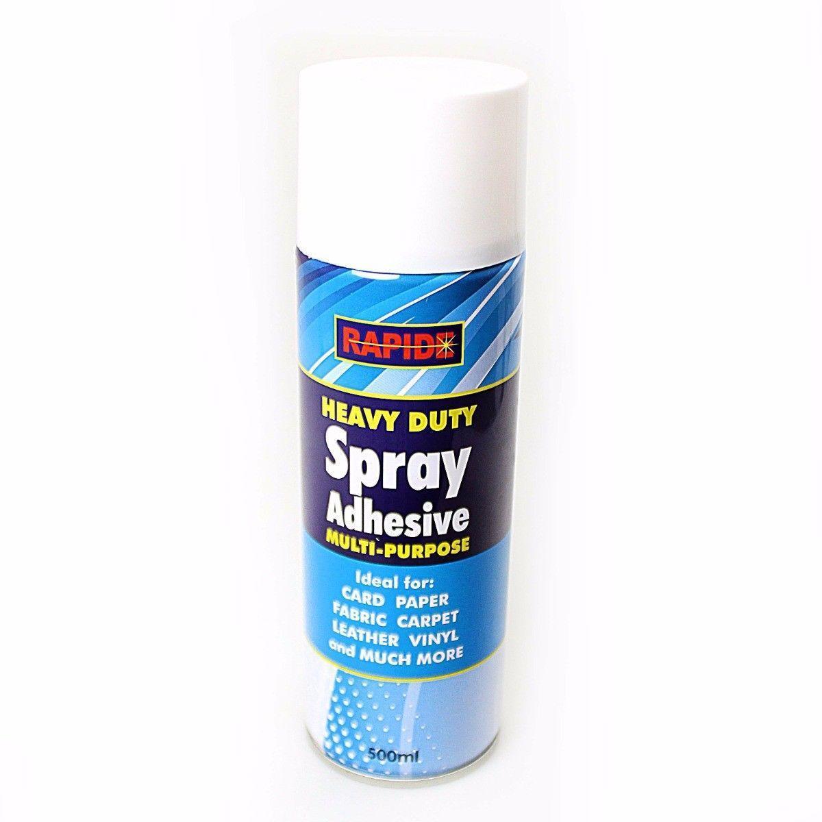 Heavy Duty 500ml Spray Multipurpose Adhesive Bond Craft Glue Paper Fabric Carpet