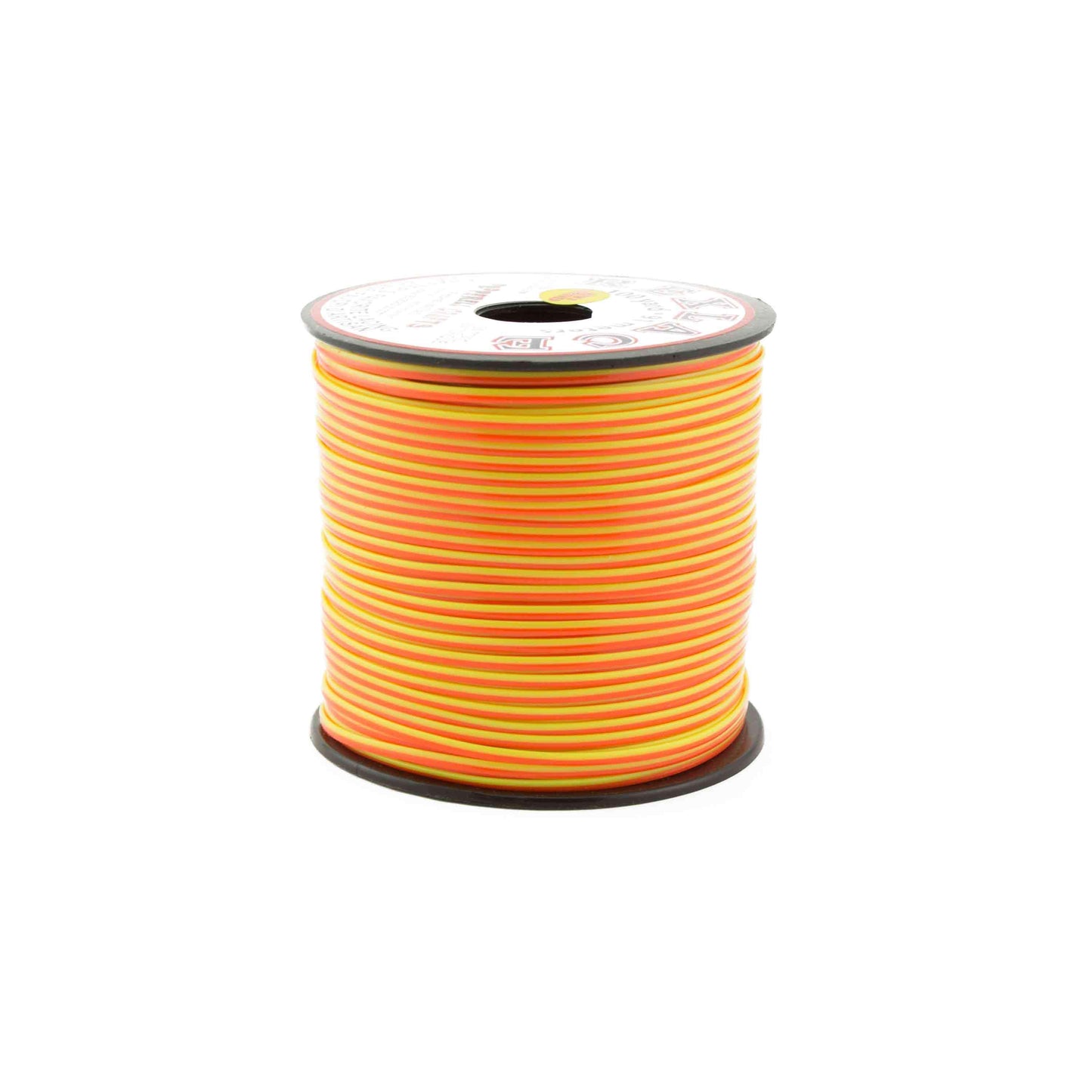 Neon Orange & Yellow Combination Plastic Craft Lace Lanyard Gimp String Bulk 100 Yard Roll