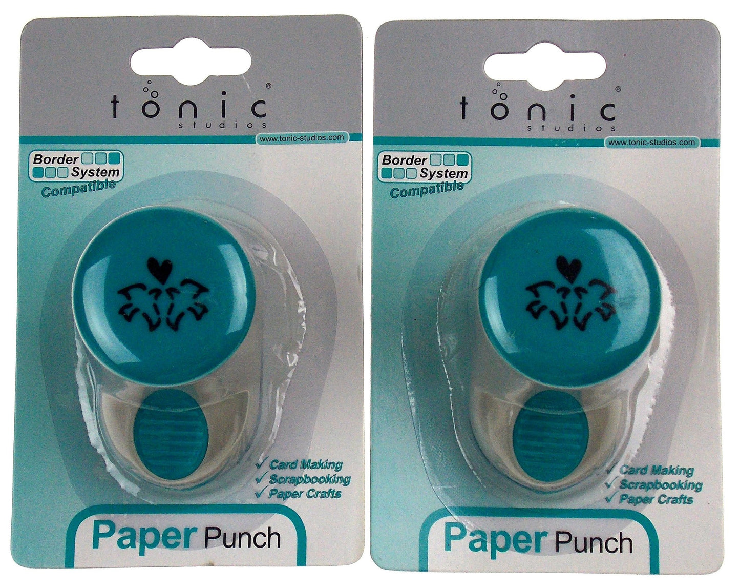 Lovebirds Heart 988A Paper Punch Craft Tonic Studios Scrapbooking Card Making