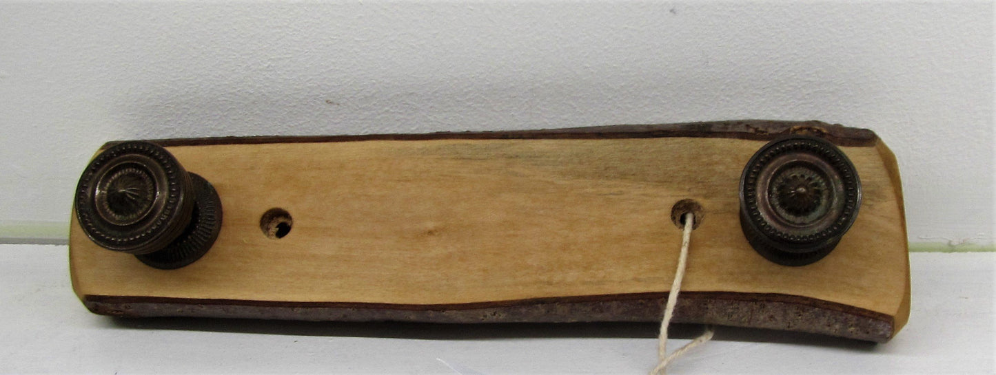 Handcrafted beautiful holly wood coat hooks