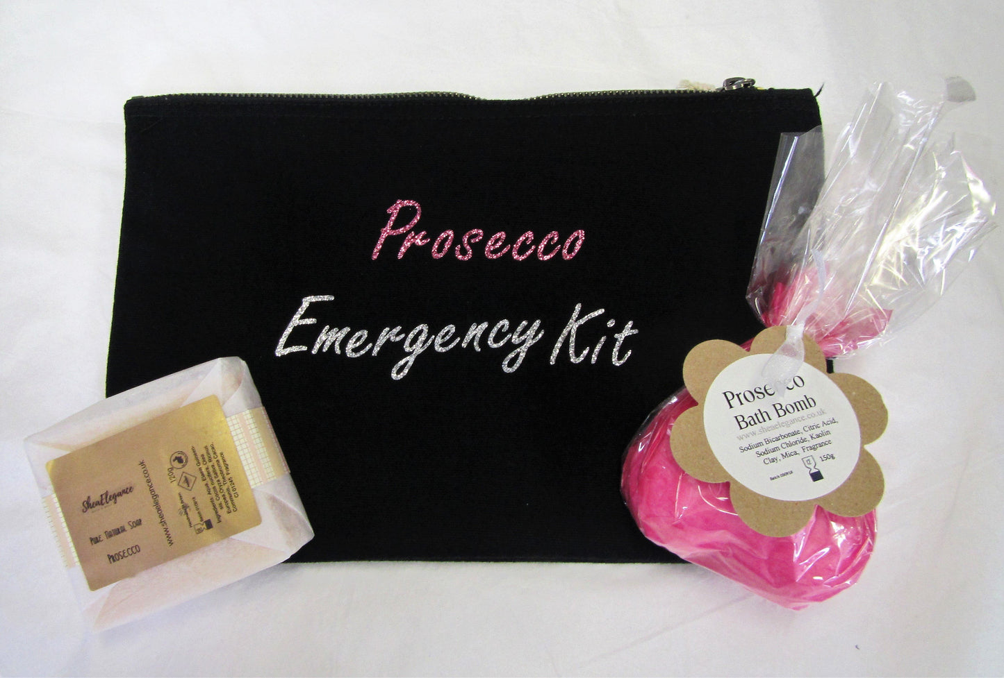 Handcrafted "Prosecco Emergency Kit" Gift set
