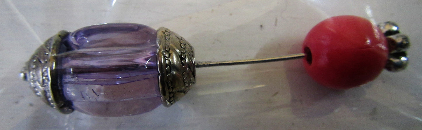 Handcrafted Knitwear Pins Size approximately 8 cm in length