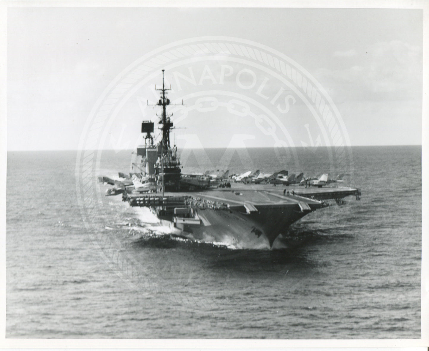 Official Navy Photo of WWII era USS Midway (CV-41) Aircraft Carrier