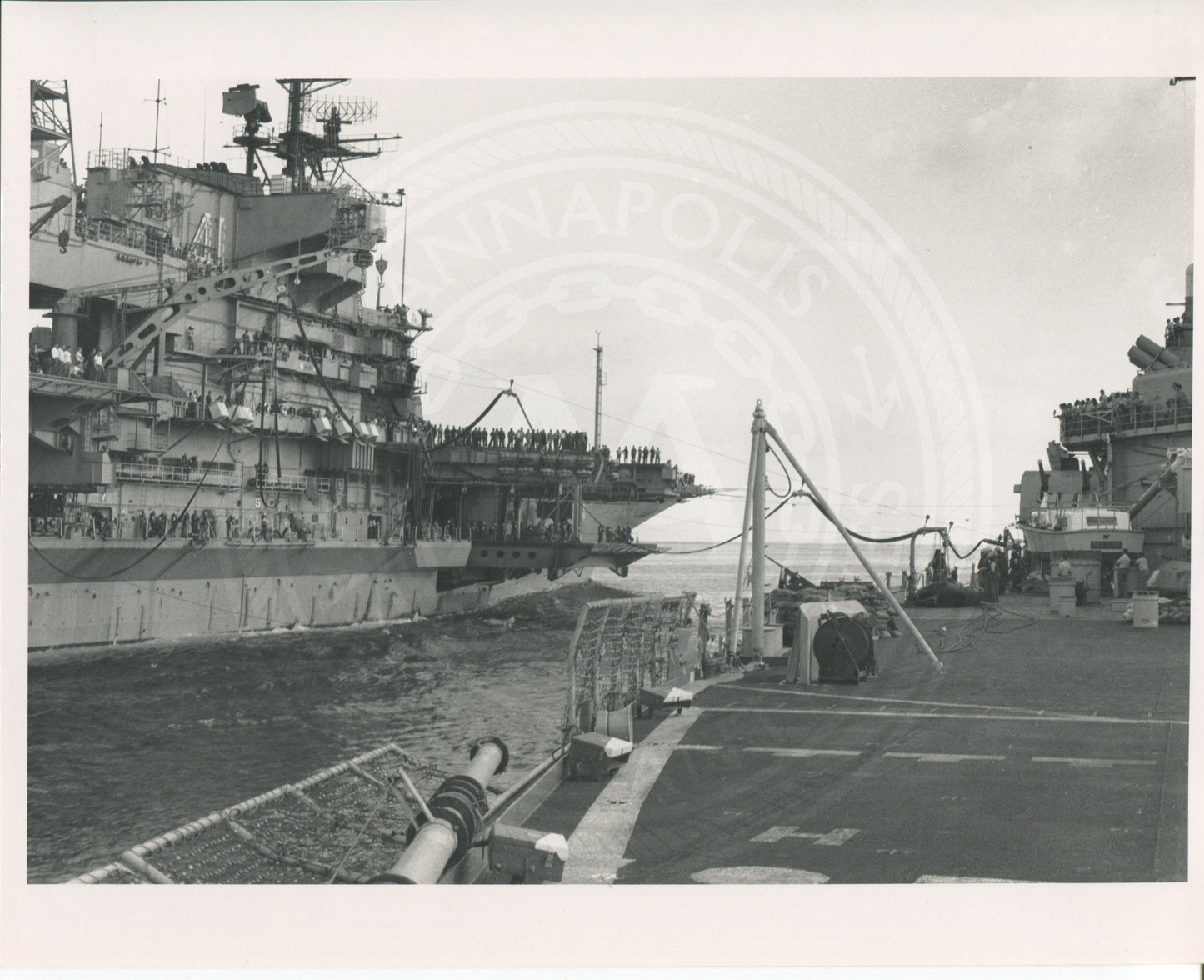 Official Navy Photo of WWII era USS Midway (CV-41) Aircraft Carrier