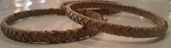 Handcrafted Small Thin Weave Lauhala Bracelet