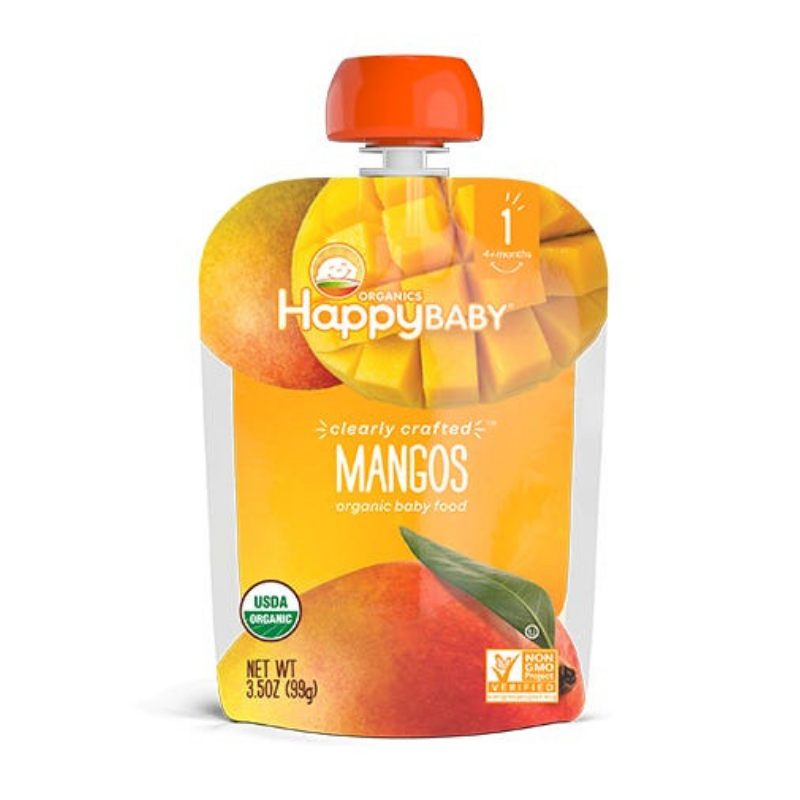Happy Family Happy Baby Stage 1 Clearly Crafted - Mango, 99 g.