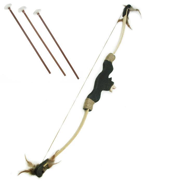 Wooden Bear Bow and Arrow Set - Handcrafted Toys