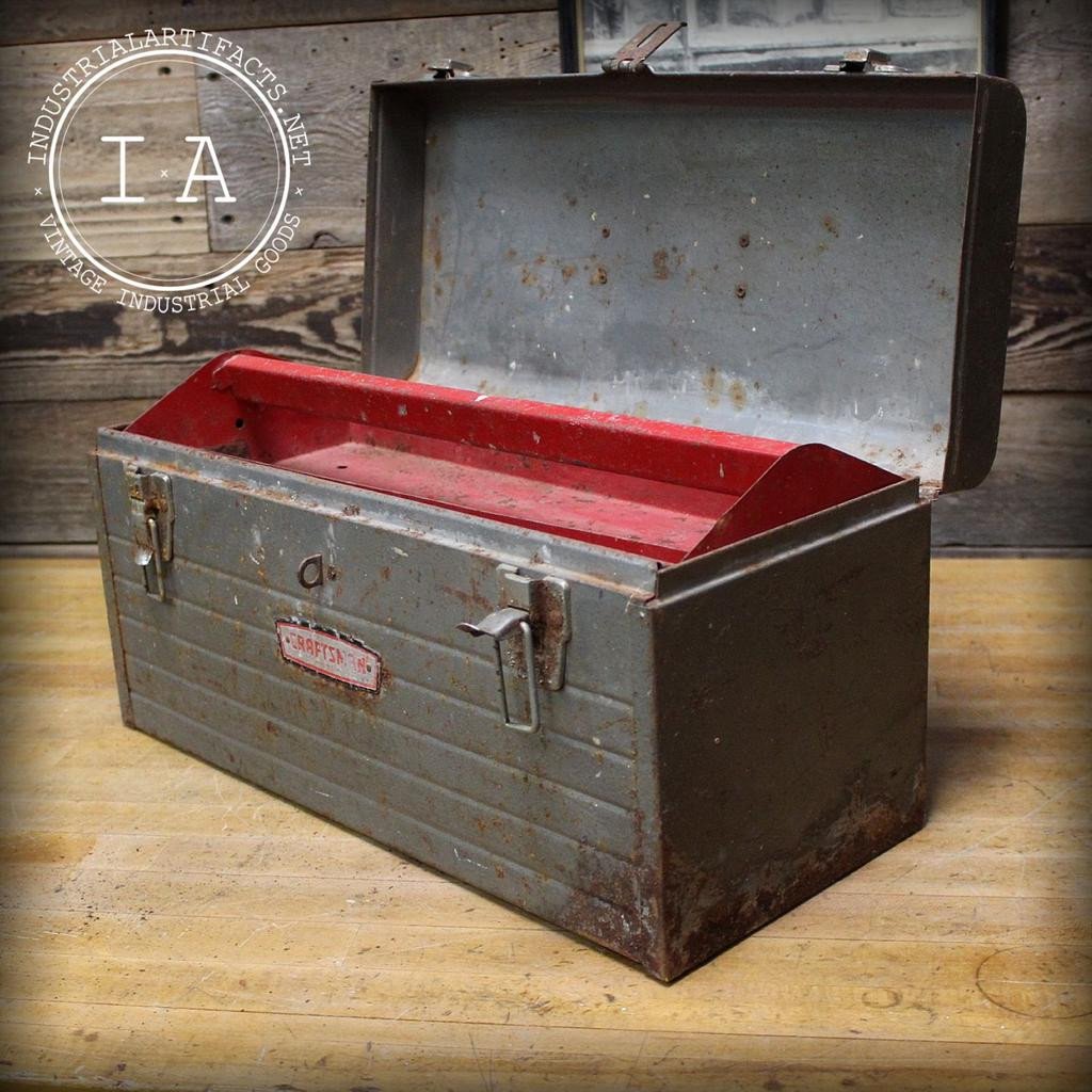 Vintage Industrial Craftsman Machinist Tool Box