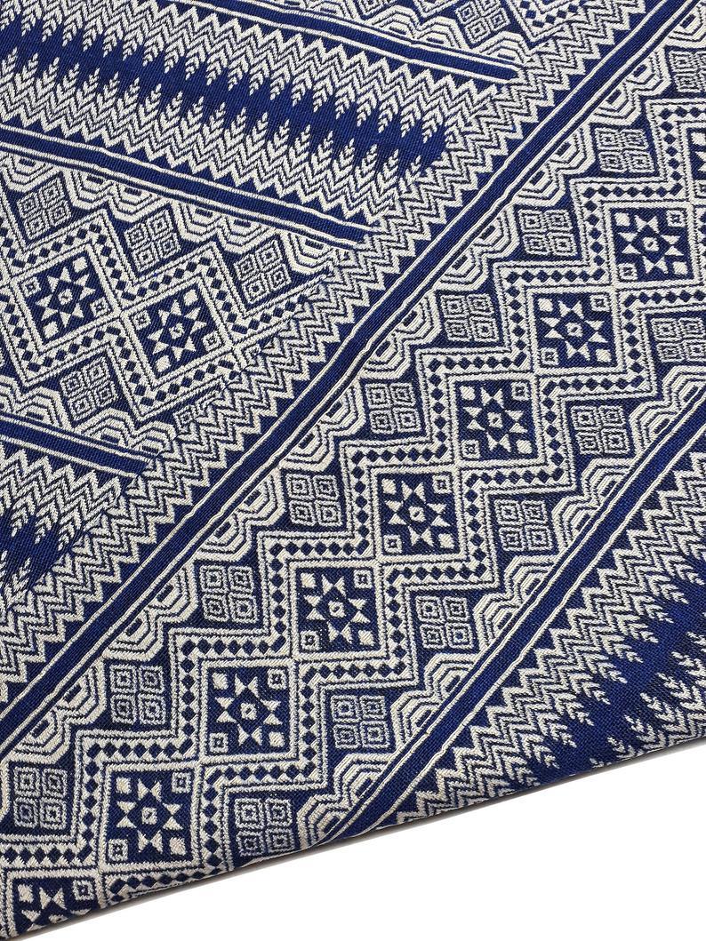 Veradacraft Thai Woven Cotton Fabric Tribal Fabric Native Fabric Ethnic fabric Aztec fabric Craft Supplies Woven Textile 1/2 yard (WFF270)