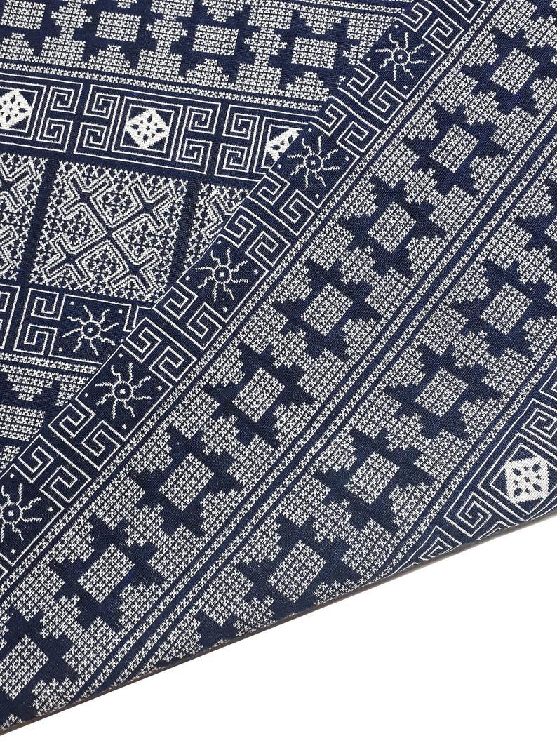 Veradacraft Thai Woven Cotton Fabric Tribal Fabric Native Fabric Ethnic fabric Aztec fabric Craft Supplies Woven Textile 1/2 yard (WFF268)