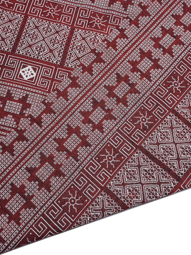 Veradacraft Thai Woven Cotton Fabric Tribal Fabric Native Fabric Ethnic fabric Aztec fabric Craft Supplies Woven Textile 1/2 yard (WFF269)