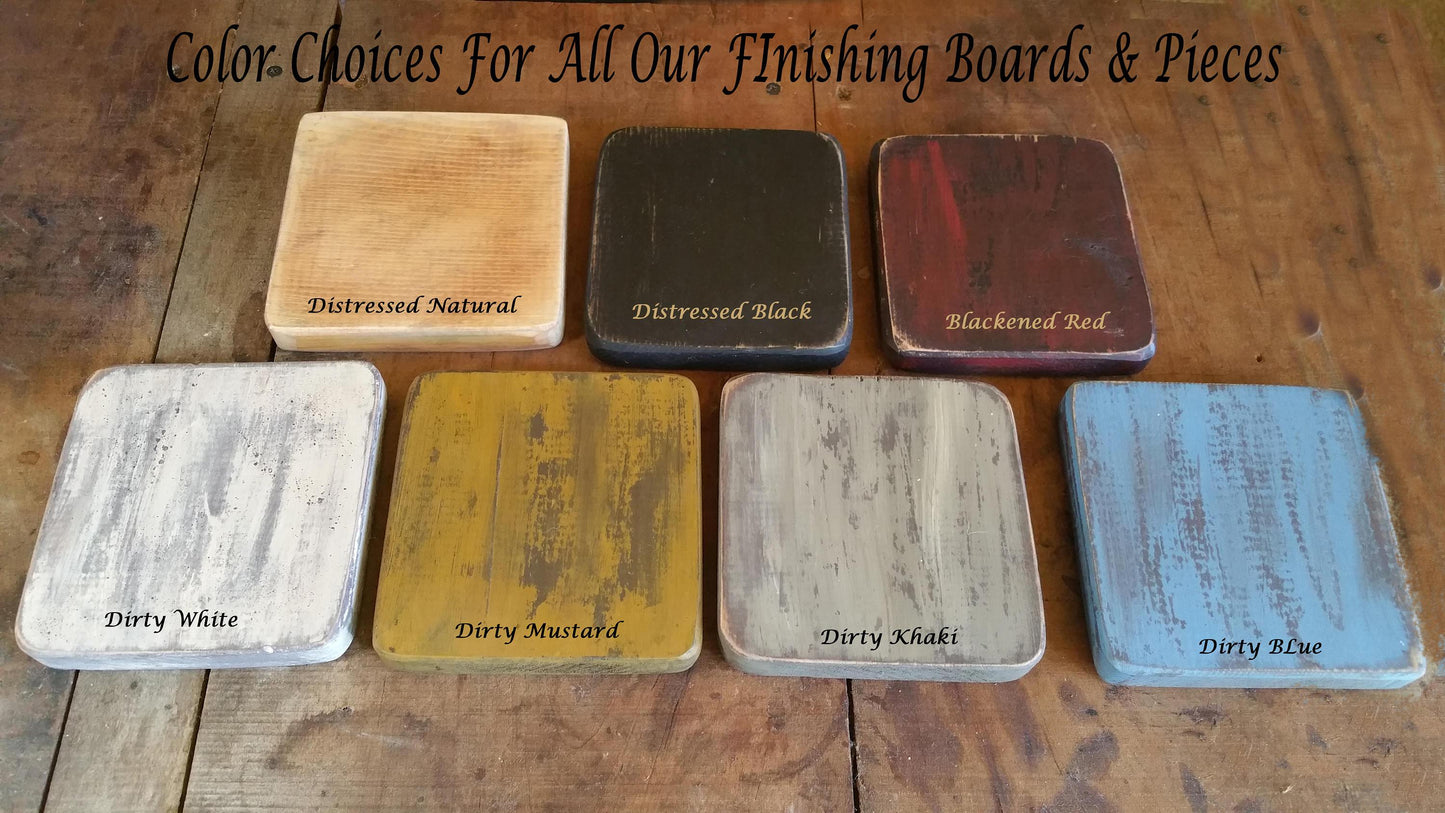 Reclaimed Wooden Chunky "HORNBOOK" Finishing Boards- For Displaying Stitching And Crafting