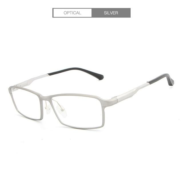 Hdcrafter Tr90 17G Lightweight Glasses Frame Myopia Hyperopia Prescription Eyeglasses Frames Reading Titaniun L-P6287