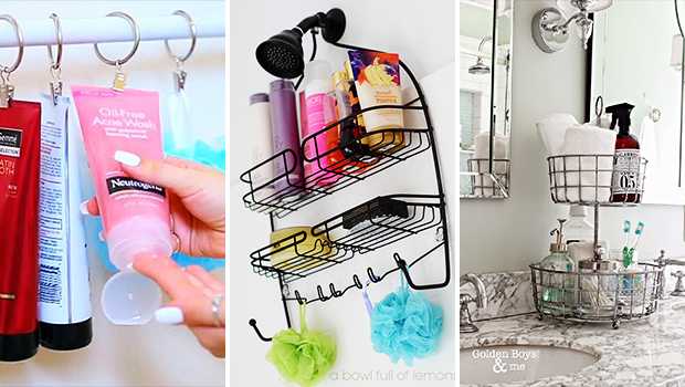 The bathroom is a tough place to get properly organized as it usually is quite small and there is not nearly enough space for decent storage solutions