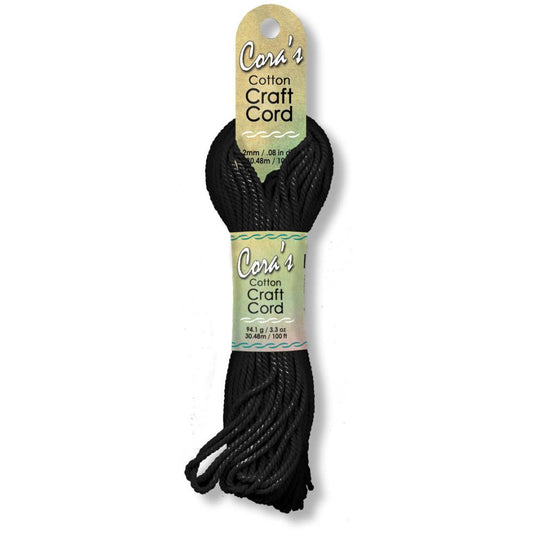 Macrame - Cotton Craft Cord 2mm x 100' (30.4m)