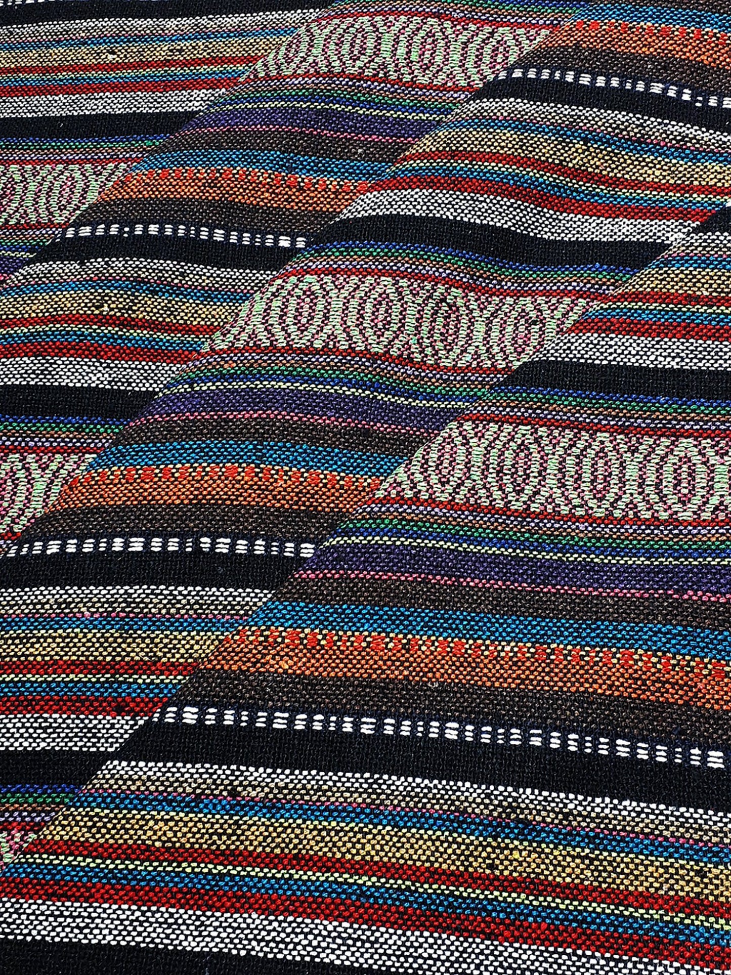 Thai Woven Cotton Fabric Tribal Fabric Native Fabric by the yard Ethnic fabric Aztec fabric Craft Supplies Woven Textile 1/2 yard (WF239)