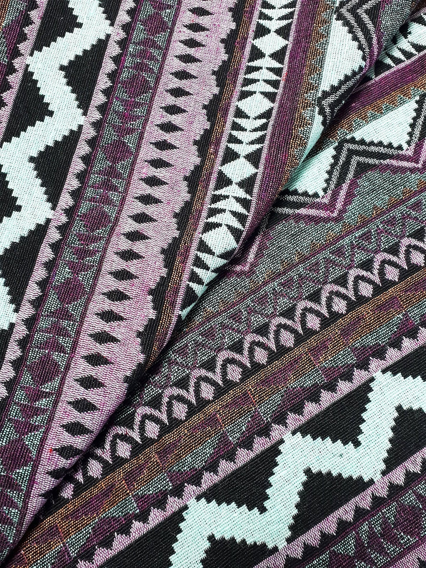 Thai Woven Fabric Tribal Fabric Native Cotton Fabric by the yard Ethnic fabric Craft fabric Craft Supplies Woven Textile 1/2 yard (WFF252)