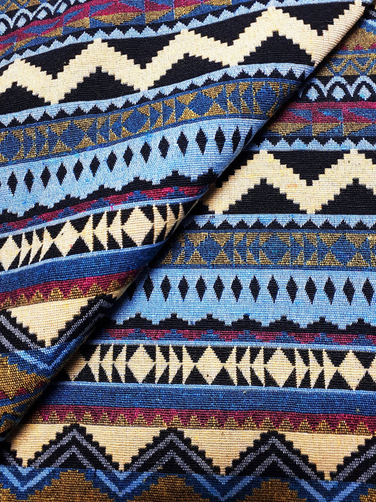 Thai Woven Fabric Tribal Fabric Native Cotton Fabric by the yard Ethnic fabric Craft fabric Craft Supplies Woven Textile 1/2 yard (WFF251)