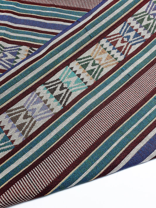 Woven Fabric Tribal Fabric Native Fabric by the yard Ethnic fabric Aztec fabric Craft Supplies Woven Textile 1/2 yard (WFF259)