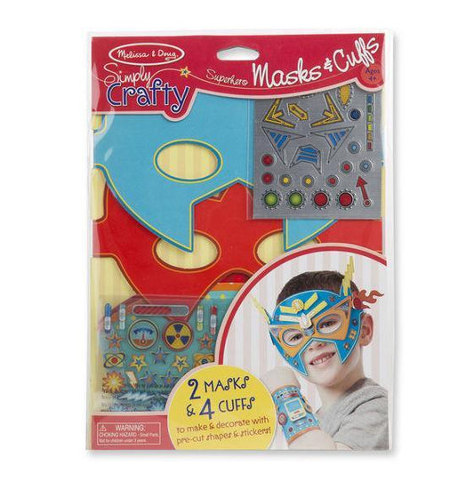 Melissa & Doug - Simply Crafty, Superhero Masks & Cuffs