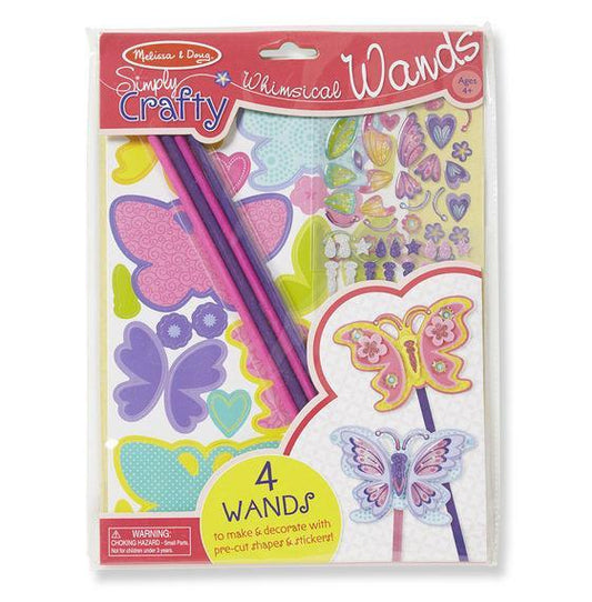 Melissa & Doug - Simply Crafty, Whimsical Butterfly Wands