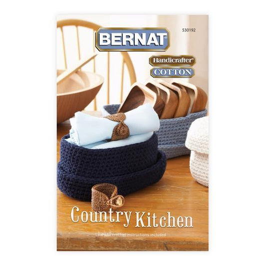 Pattern Book  - Bernat ~ Handicrafter Cotton  " Country Kitchen"