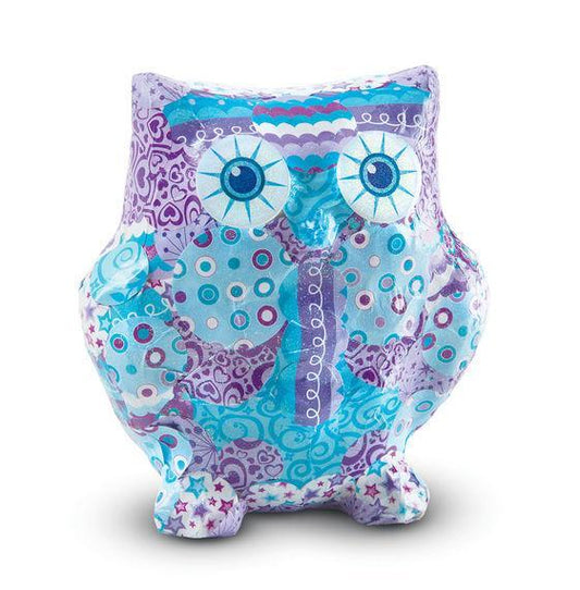 Melissa & Doug - Decoupage Made Easy Craft Set, Owl