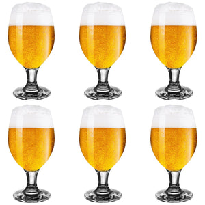 Rink Drink Craft Beer & Ale Glasses - 400ml - Set of 6