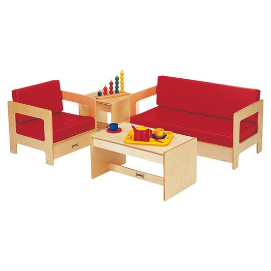 Jonti-Craft 0375JC KYDZ Living Room Couch - Red