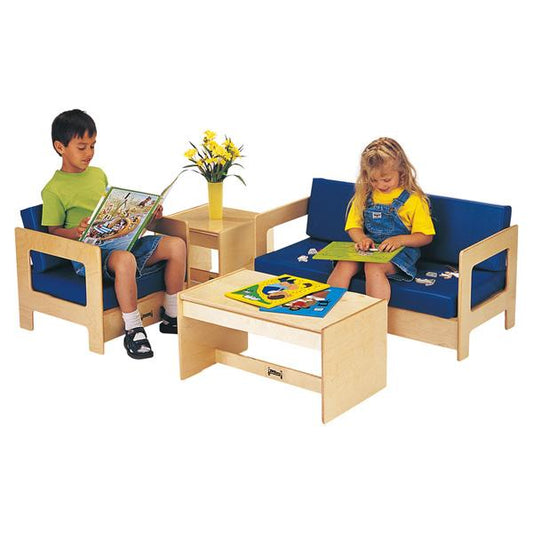 Jonti-Craft 0381JC KYDZ Living Room 4 Piece Set - Blue