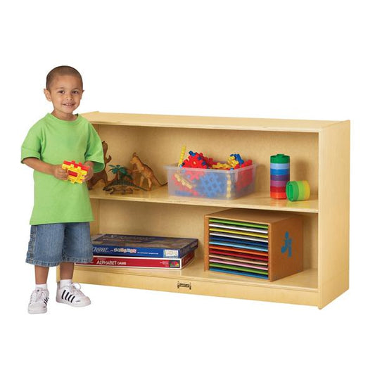 Jonti-Craft 0393JC Low Mobile Straight Shelf
