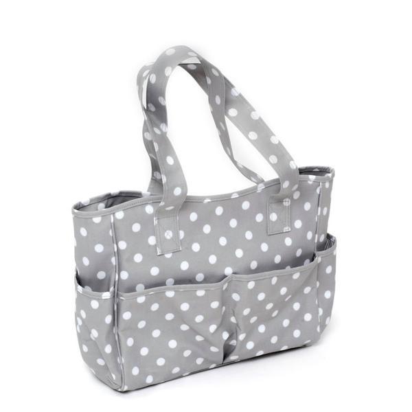 Hobby and Gift PVC Craft Bag - Grey Spot
