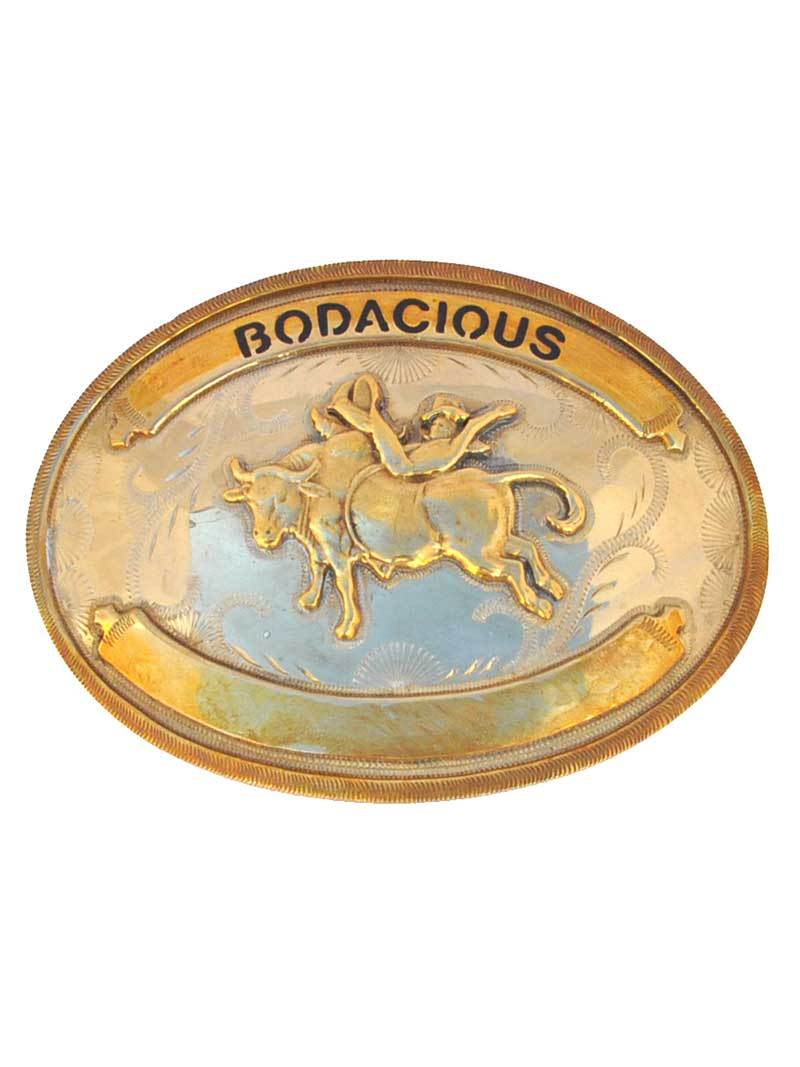 Johnson & Held Bodacious Rodeo Nickle Silver Handcrafted Belt Buckle