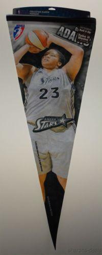 Wincraft WNBA San Antonio Silver Stars Danielle Adams 17x40 Pennant Flag NBA NEW