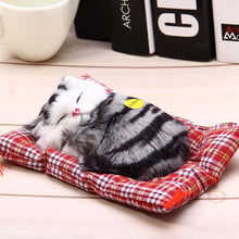 Load image into Gallery viewer, Simulation Sleeping Cat Craft Toy  with Sound