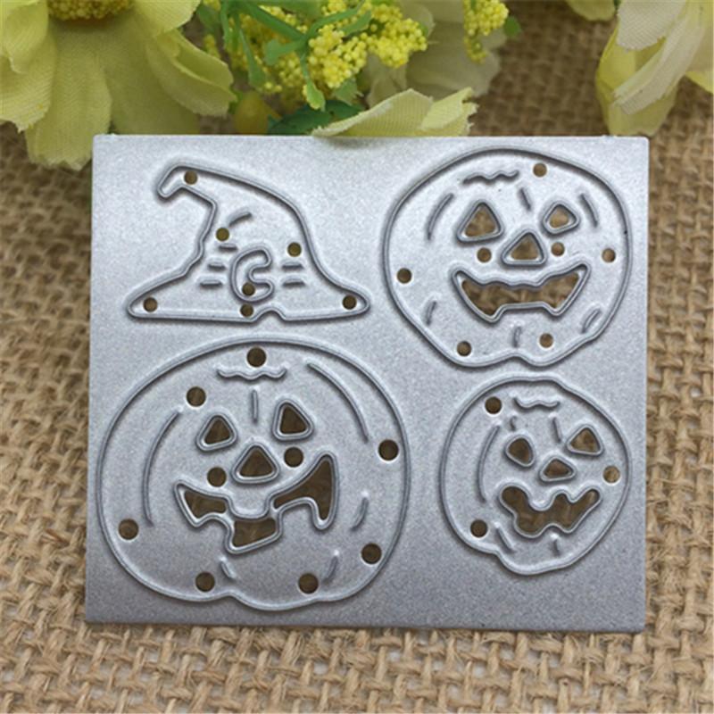 Halloween witch pumpkin Metal Cutting Dies Stencil Scrapbooking Photo Album Card Paper Embossing Craft DIY