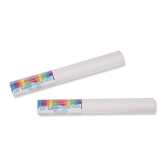 Melissa & Doug 18-Inch Easel Paper Rolls, Arts & Crafts, Bond Paper, 75-Foot