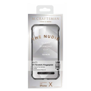 M. Craftsman Nudie Diamond Case for iPhone X - Black