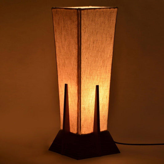 Wooden Table Lamp In Sheesham Wood