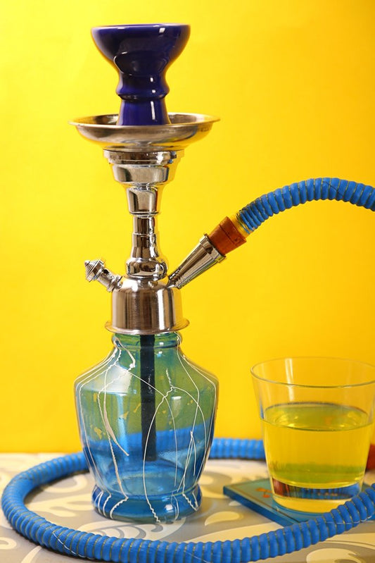 Hookah Thunder Blue 12 Inch