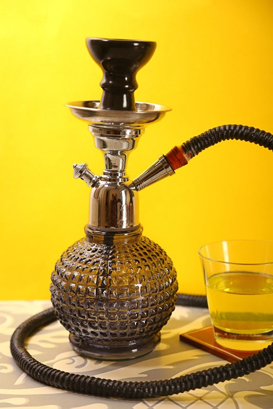Hookah  Classy Black Bambino 12 Inch